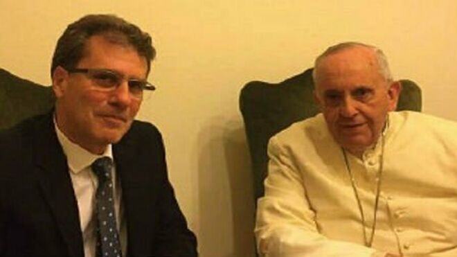 El Papa y Marcelo Figueroa