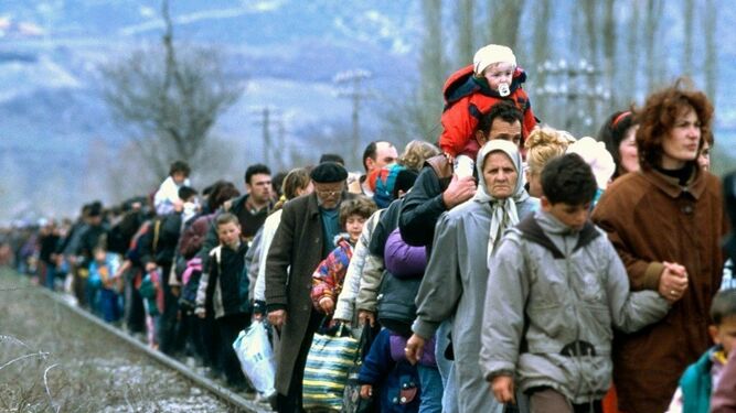 Cáritas, con los refugiados