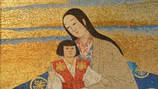 Virgen y Niño japonés