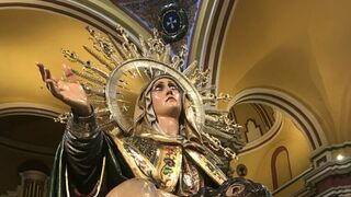 VIrgen y Cristo en Semana Santa