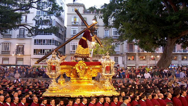 Procesión de Semana Santa en Málaga