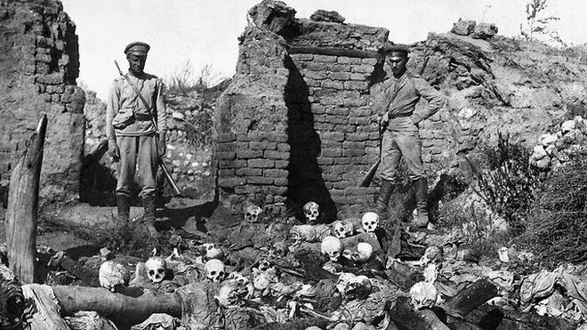 El genocidio armenio (foto de archivo)