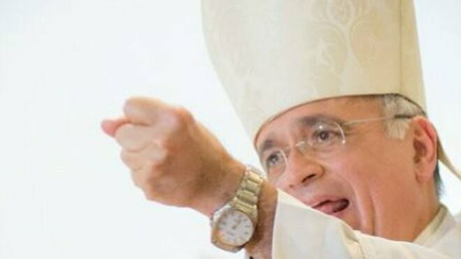 El obispo auxiliar de Managua, monseñor Silvio Báez