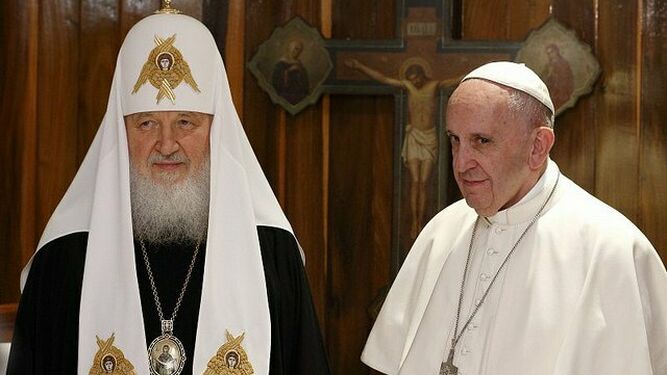 El Patriarca Kirill y el Papa Francisco