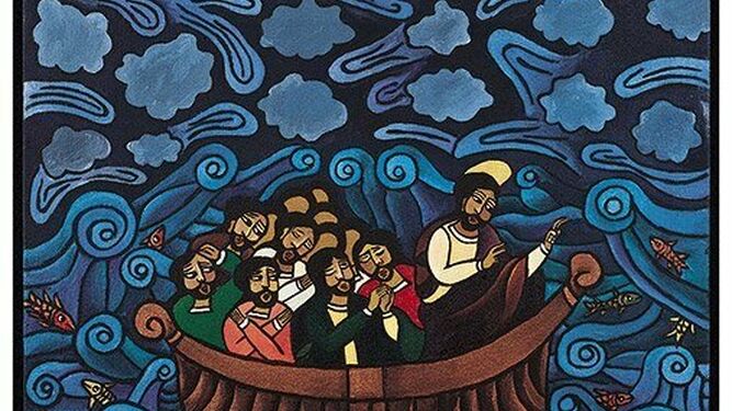 Jesús calma la tormenta