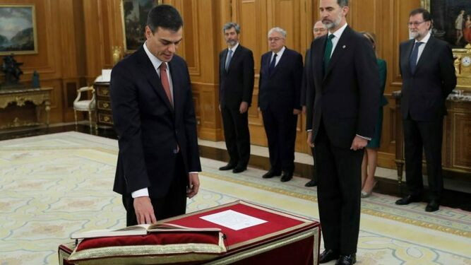 Toma de posesión de Pedro Sánchez