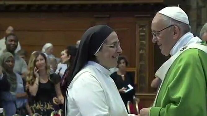 Papa y Sor Lucía
