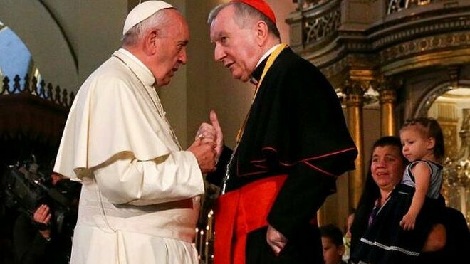 Parolin, con el Papa