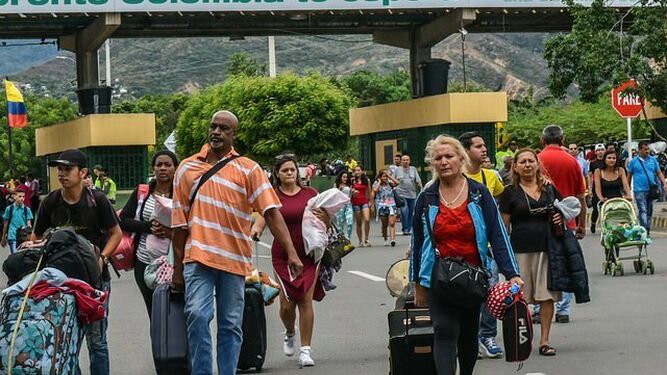 Migrantes venezolanos en Colombia