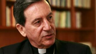 El arzobispo de Bogotá y presidente del CELAM, cardenal Rubén Salazar