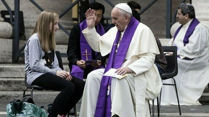 Confesión con el Papa