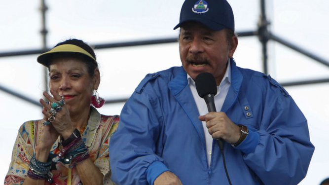 Daniel Ortega y Rosario Murillo