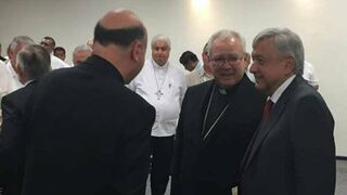 AMLO, con los obispos mexicanos