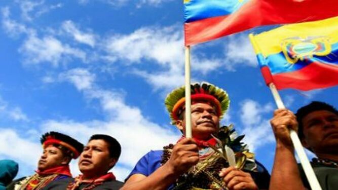 La lucha de los indígenas ecuatorianos