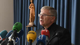 El obispo de Astorga, monseñor Menéndez