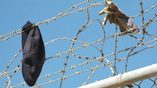 Restos en la frontera sur