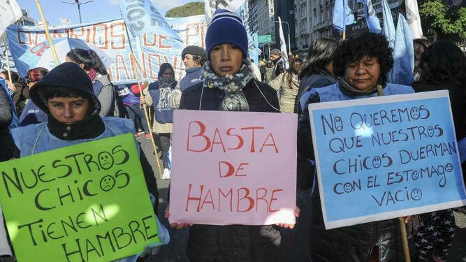 Los chicos argentinos tienen hambre