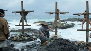 "Cristianos ocultos" japoneses crucificados en la película de Scorsese 'Silencio'