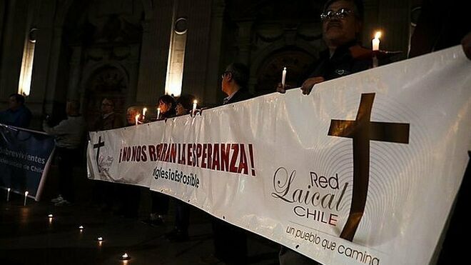 Protesta contra los abusos sexuales cometidos en el seno de la Iglesia catÃ³lica chilena