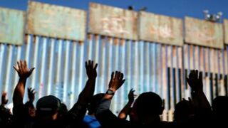 La caravana migrante, en la frontera con EEUU