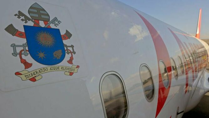 Avión del Papa Francisco