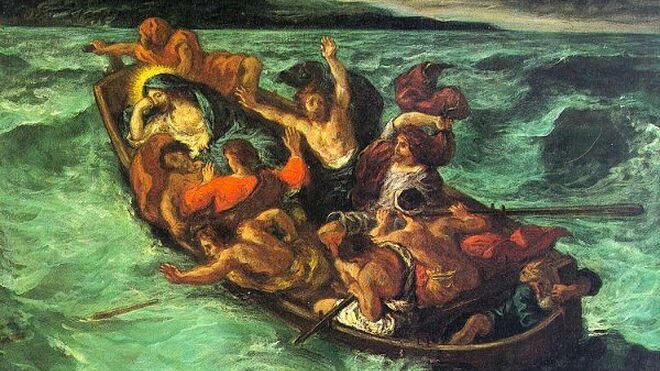 Tempestad en la barca