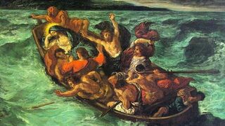 Tempestad en la barca