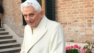 El papa emérito Benedicto XVI