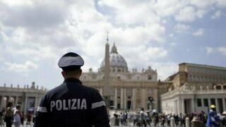 La Policía italiana, en el Vaticano