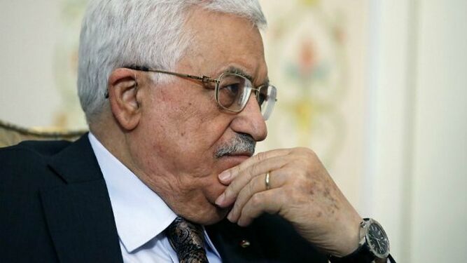 El presidente palestino Mahmud Abás