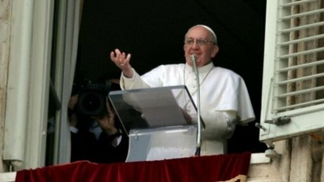 Francisco, hoy, en el Angelus