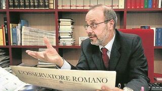 Vian, en su despacho de L'Osservatore