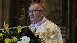 El cardenal secretario de Estado del Vaticano, Pietro Parolin