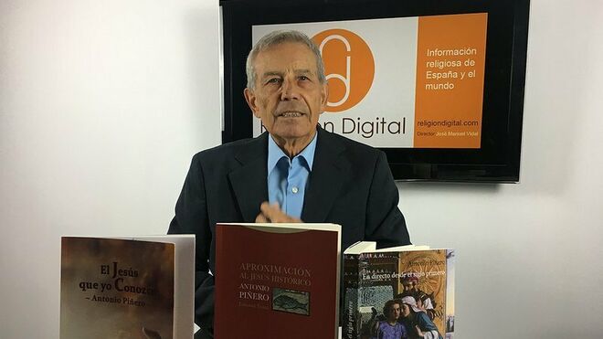 Antonio Piñero, durante la entrevista