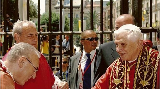 Benedicto XVI, en la catedral de Valencia