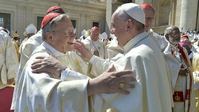 Kasper, con Francisco