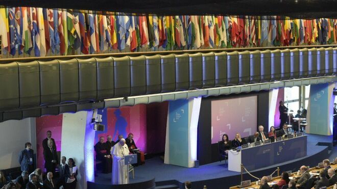 El Papa Francisco, en la FAO