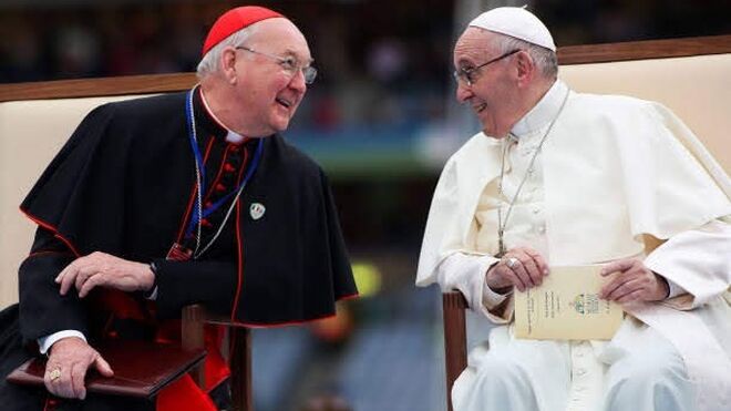 El Papa y el cardenal Kevin Farrell