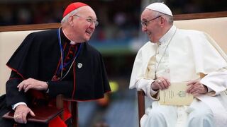 El Papa y el cardenal Kevin Farrell