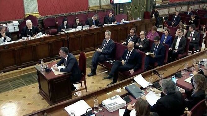 Acusados en el juicio del 'procés'