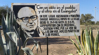 Éste es el lugar en el que asesinaron a monseñor Angelelli