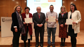 Entrega de premios UD-Banco Santander de Investigación en Deusto