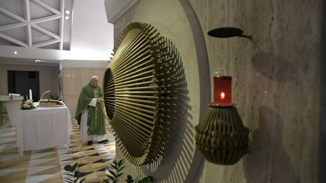 El Papa Francisco, en Santa Marta