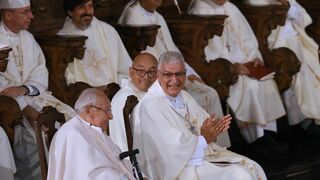 Mattasoglio, junto a Gustavo Gutiérrez