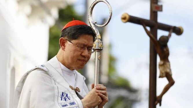 El presidente de Cáritas Internationalis, cardenal Luis Antonio Tagle