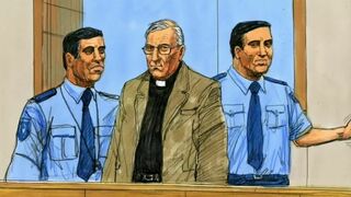Retrato de Pell en el tribunal de Melbourne