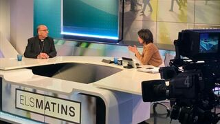 El cardenal Omella, en Els Matins