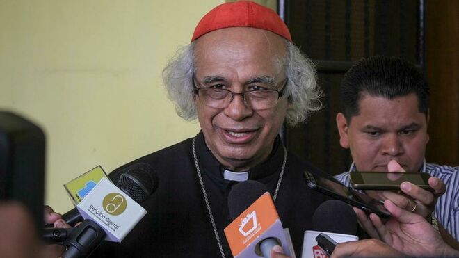 El cardenal Leopoldo Brenes