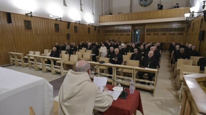 Ejercicios espirituales del Papa