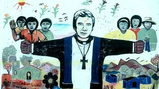 Mural en homenaje a Rutilio Grande en El Salvador